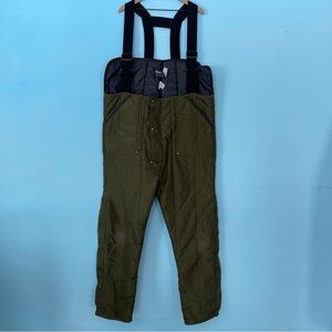 Refrigiwear Iron Tuff Green Vintage Insulated Work Bib Overalls XXL Super Tall